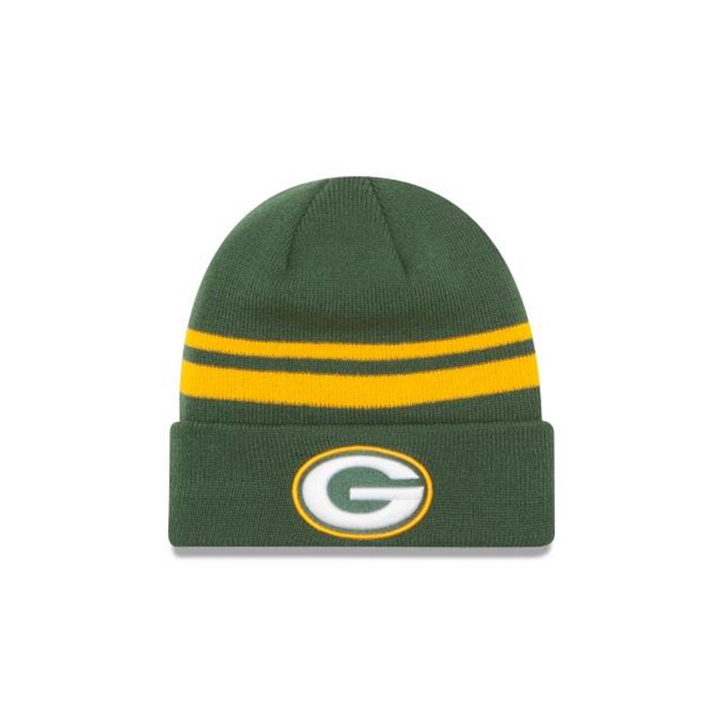 NFL Green Bay Packers Cuff Knit (EJM5780) - Green New Era Beanies